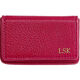 Hard Cover Personalized Leather Card Case Image 4 of 11